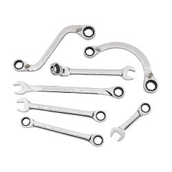 APEX GEARWRENCH 9317, WRENCH SET-SAE 7PC - 12PT RATCHETING COMBINATION 9317