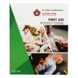 SAFECROSS FIRST AID 02054, POCKET GUIDE-FIRST AID - ST. JOHN AMBULANCE 02054