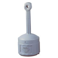 JUSTRITE 26800, POLY BUTT RECEPTACLE GRAY - SMOKERS CEASE FIRE 26800